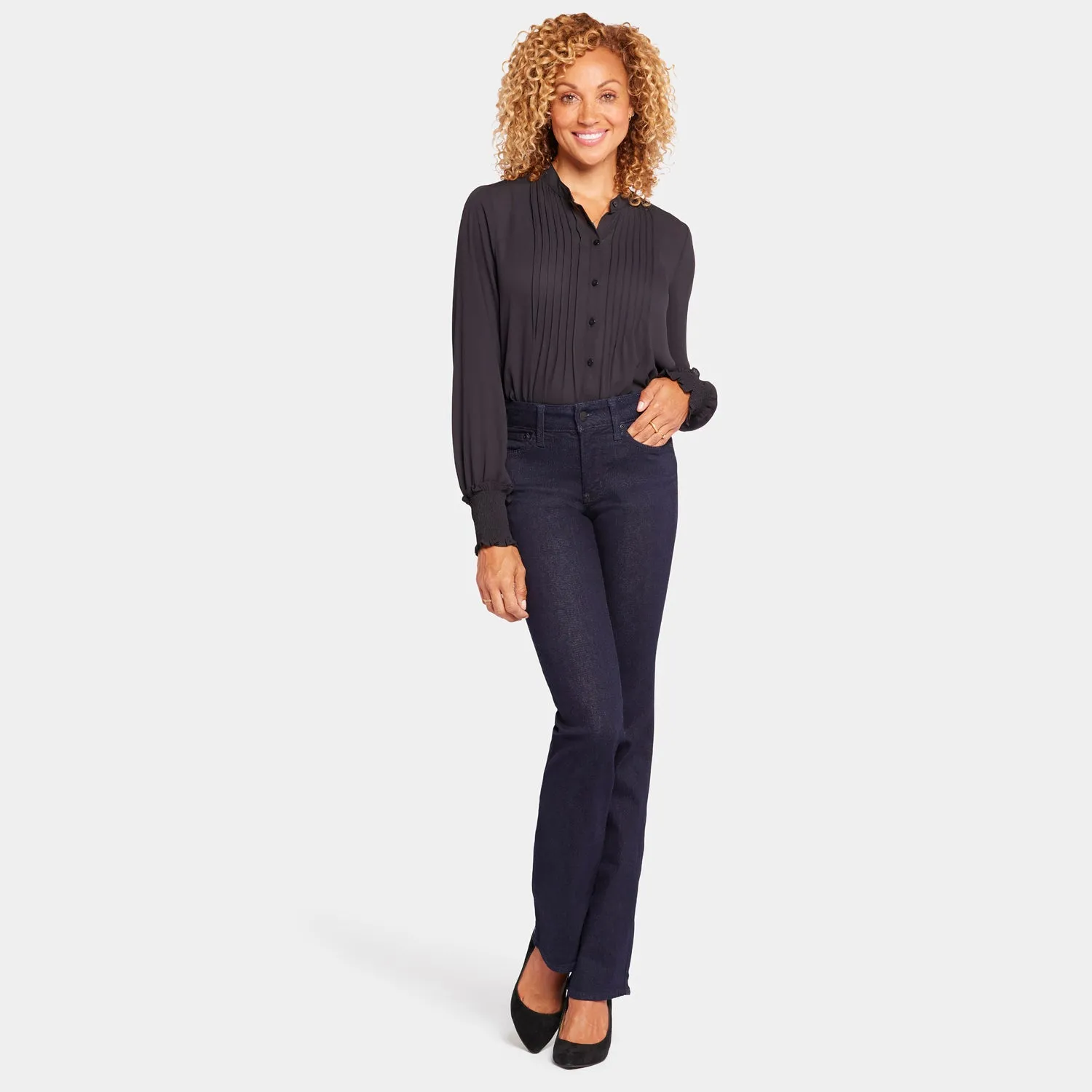 Barbara Bootcut Jeans In Petite - Rinse