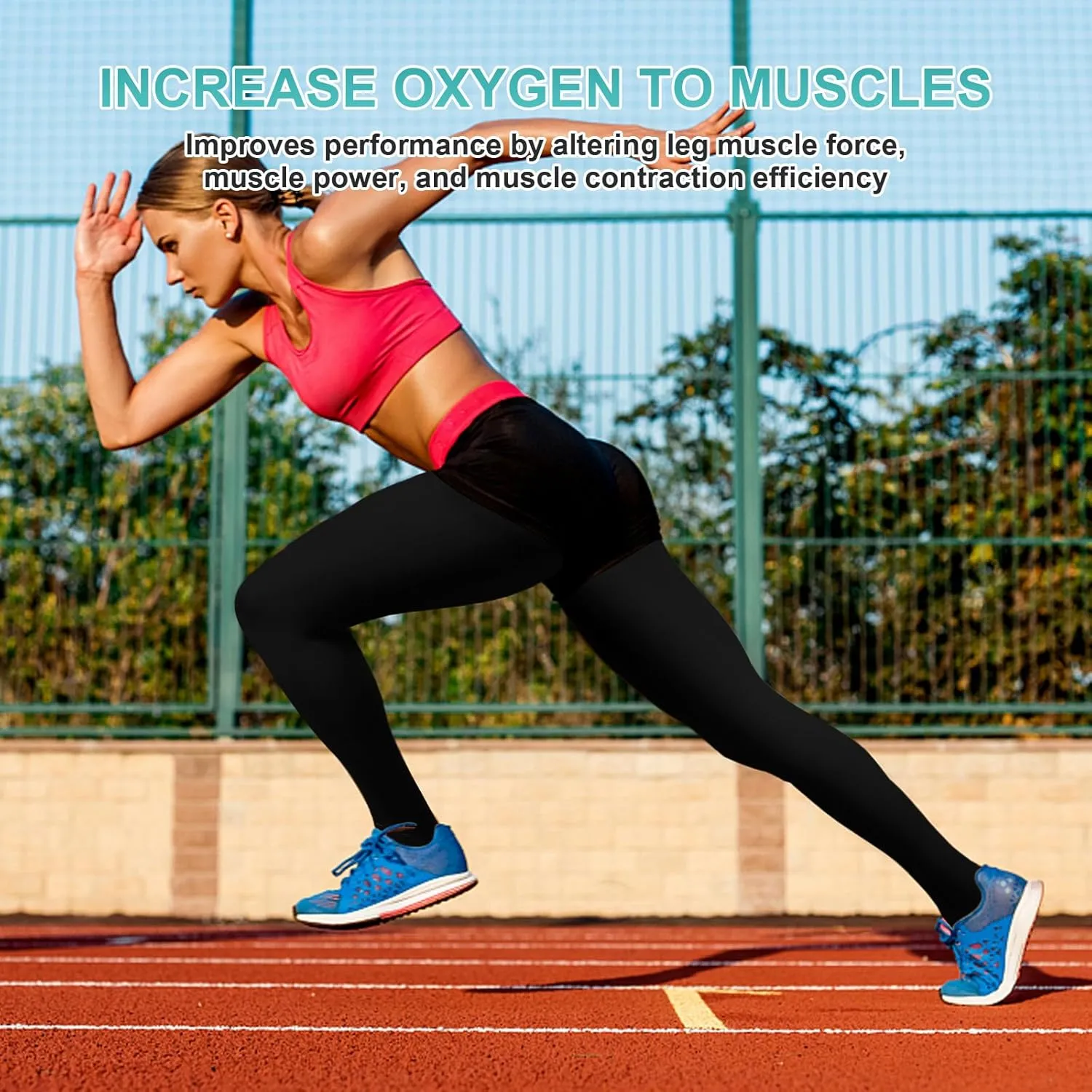 Compression Pantyhose for Women, 20-30mmHg Graduated Compression Stockings & Leggings, Closed Toe Support Hose Tights