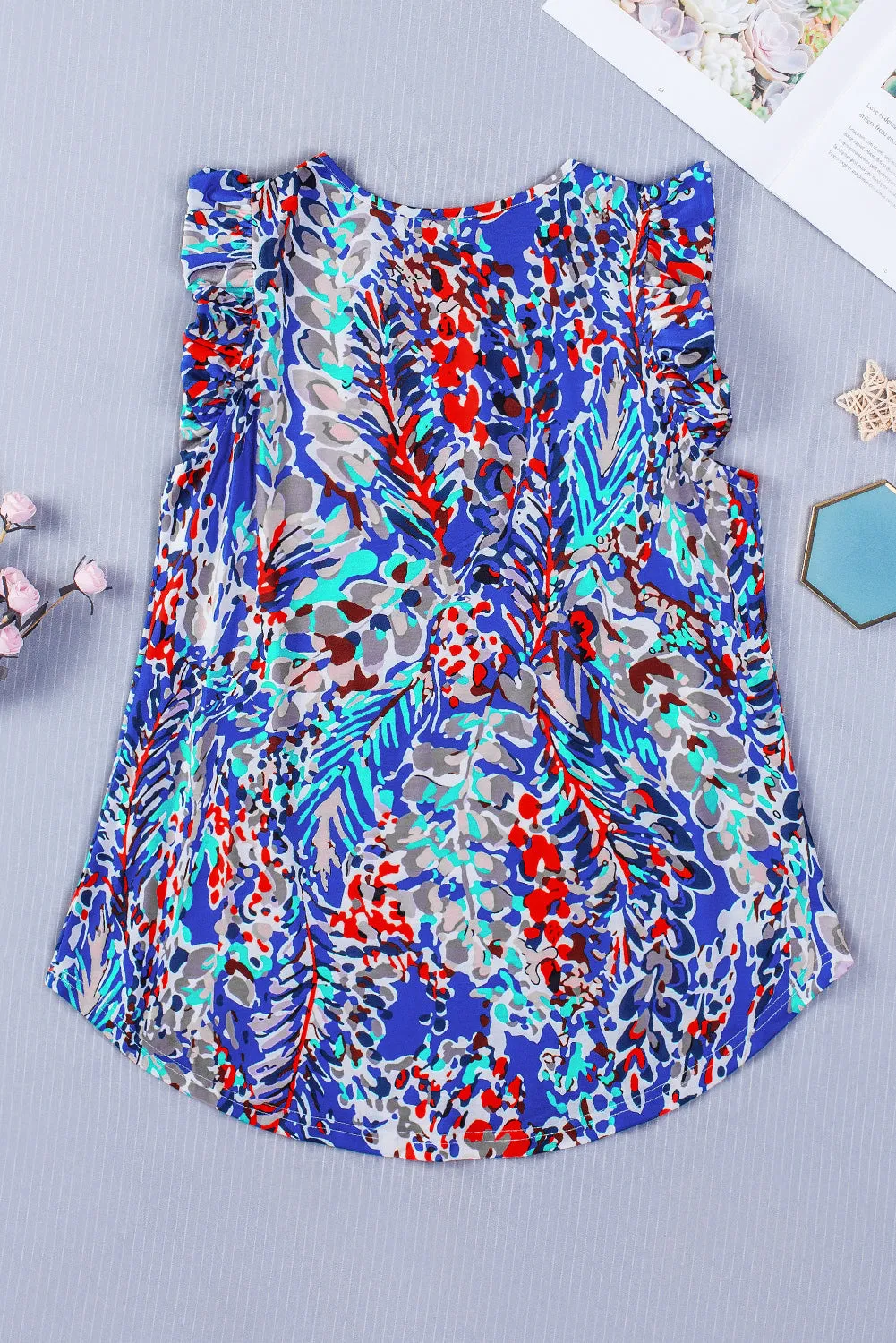 Floral Boho Babydoll Top