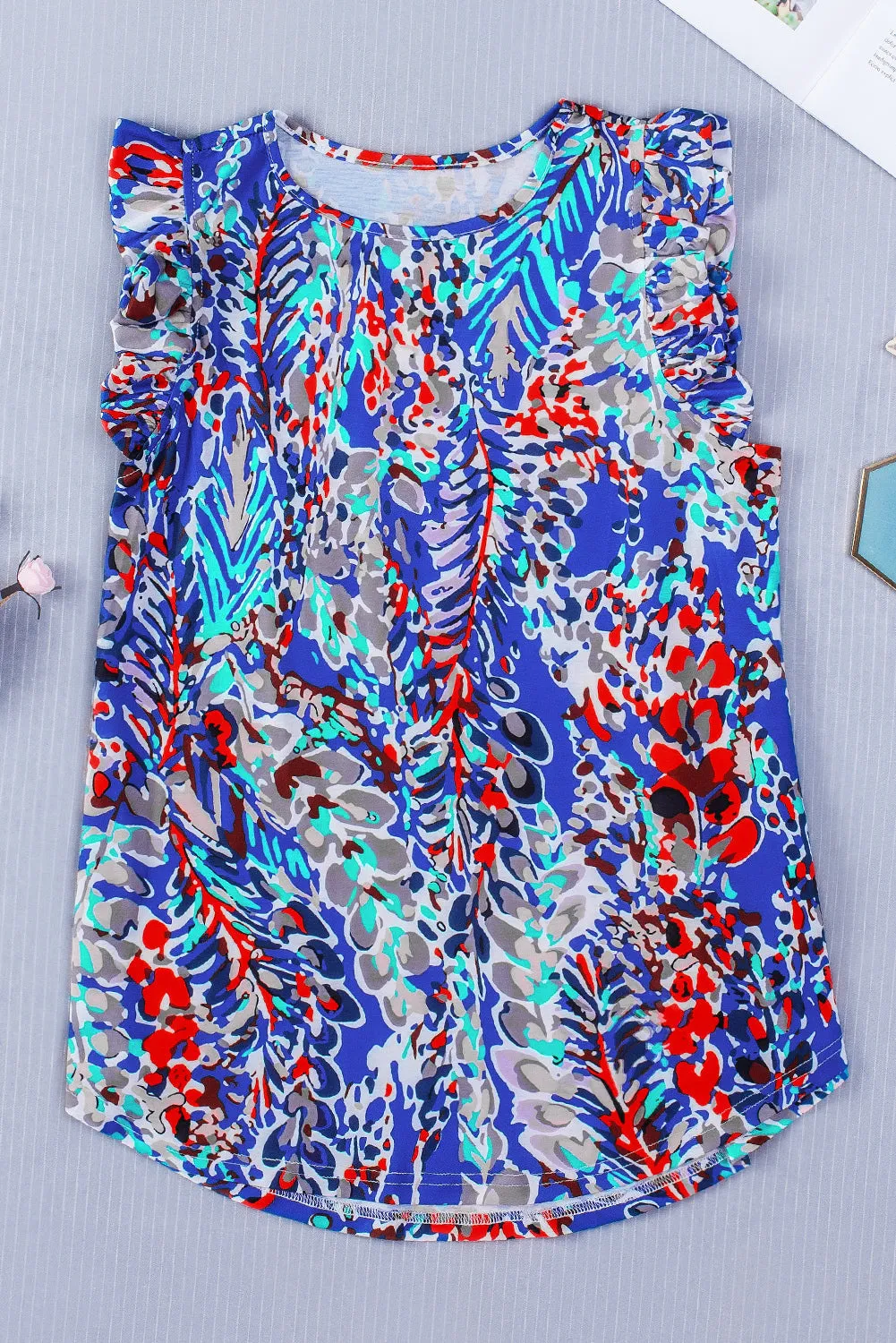 Floral Boho Babydoll Top