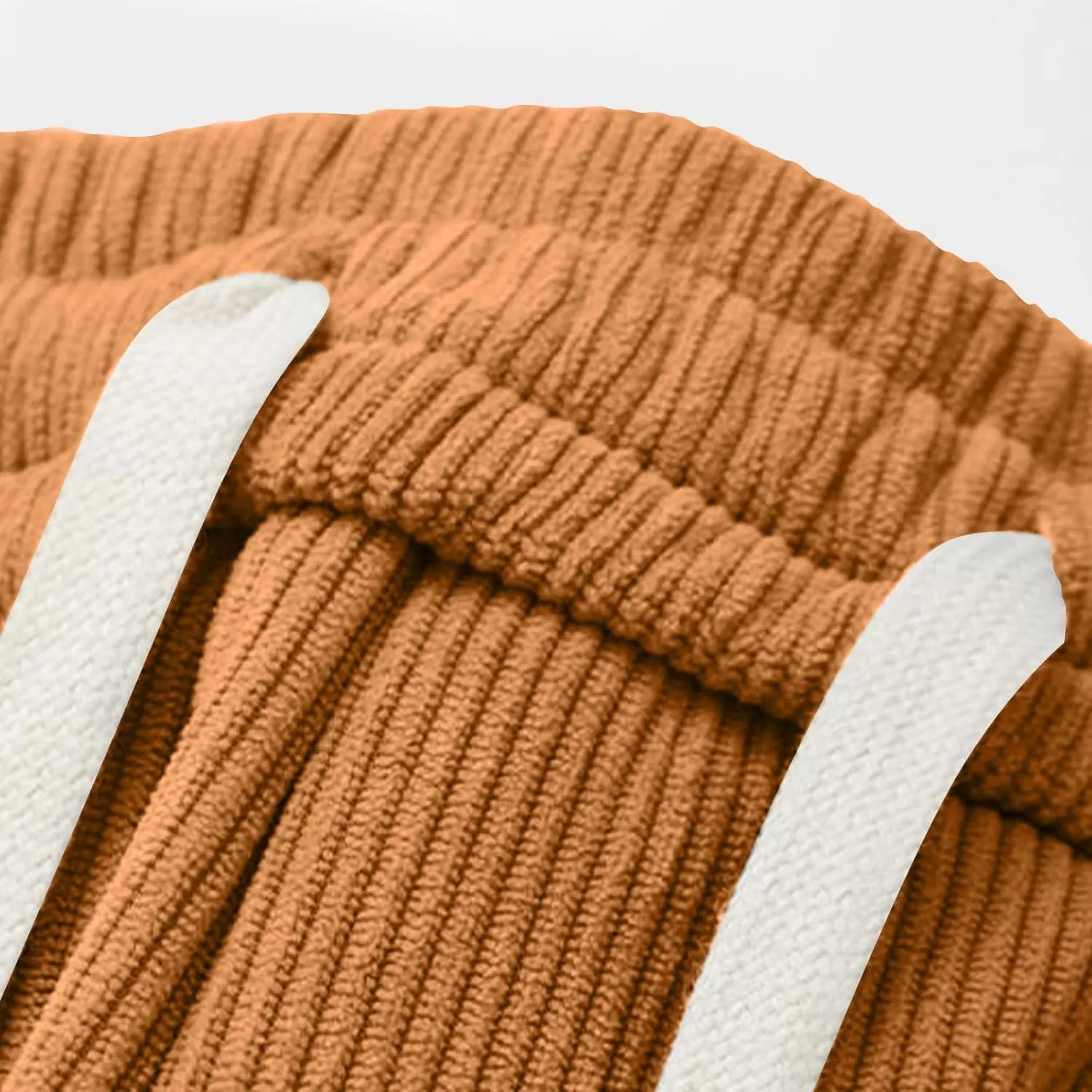 Men's Casual Athletic Pants Hiking Baggy Pants Belted Foot Elastic Waist Pants Casual Solid Pants Jogger Pants