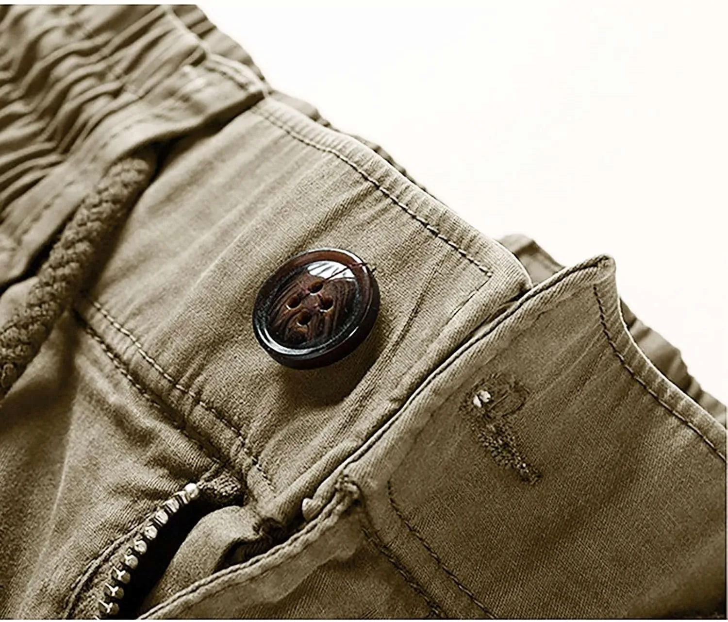 Men's Cinch Bottom Cargo Pants Slim Durable Outdoor Tactical Pants Cinch Bottom Straight Hiking Jean Track Sweatpants