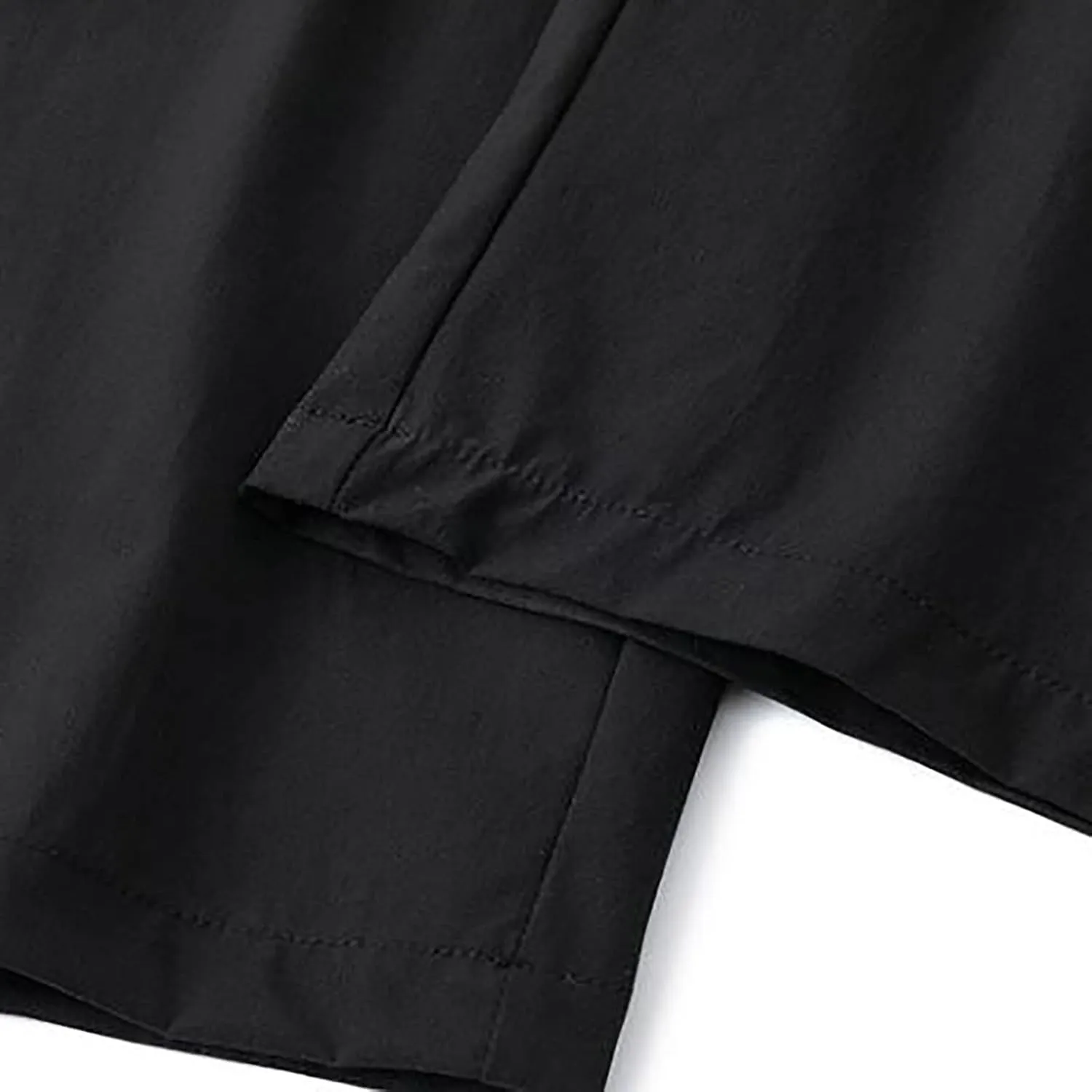 Mens Linen Cotton Loose Fit Lightweight Elastic Waist Pants, Summer Casual Lace Up Pocket Solid Color Pants