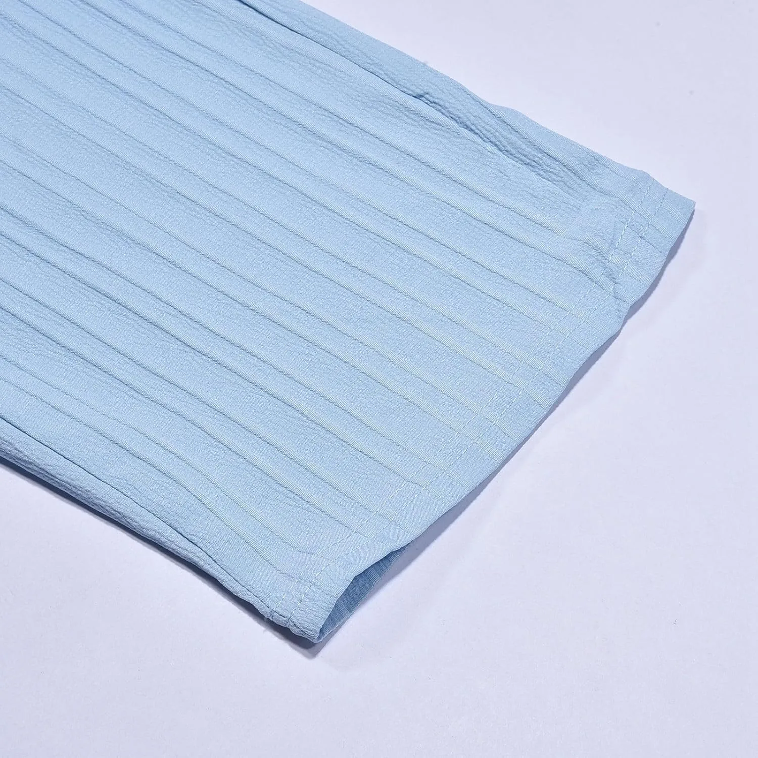 Men's Stripe Harem Pants 2024 Summer Elastic Waist Lounge Beach Trousers Lightweight Casual Hippie Pants with Pockets