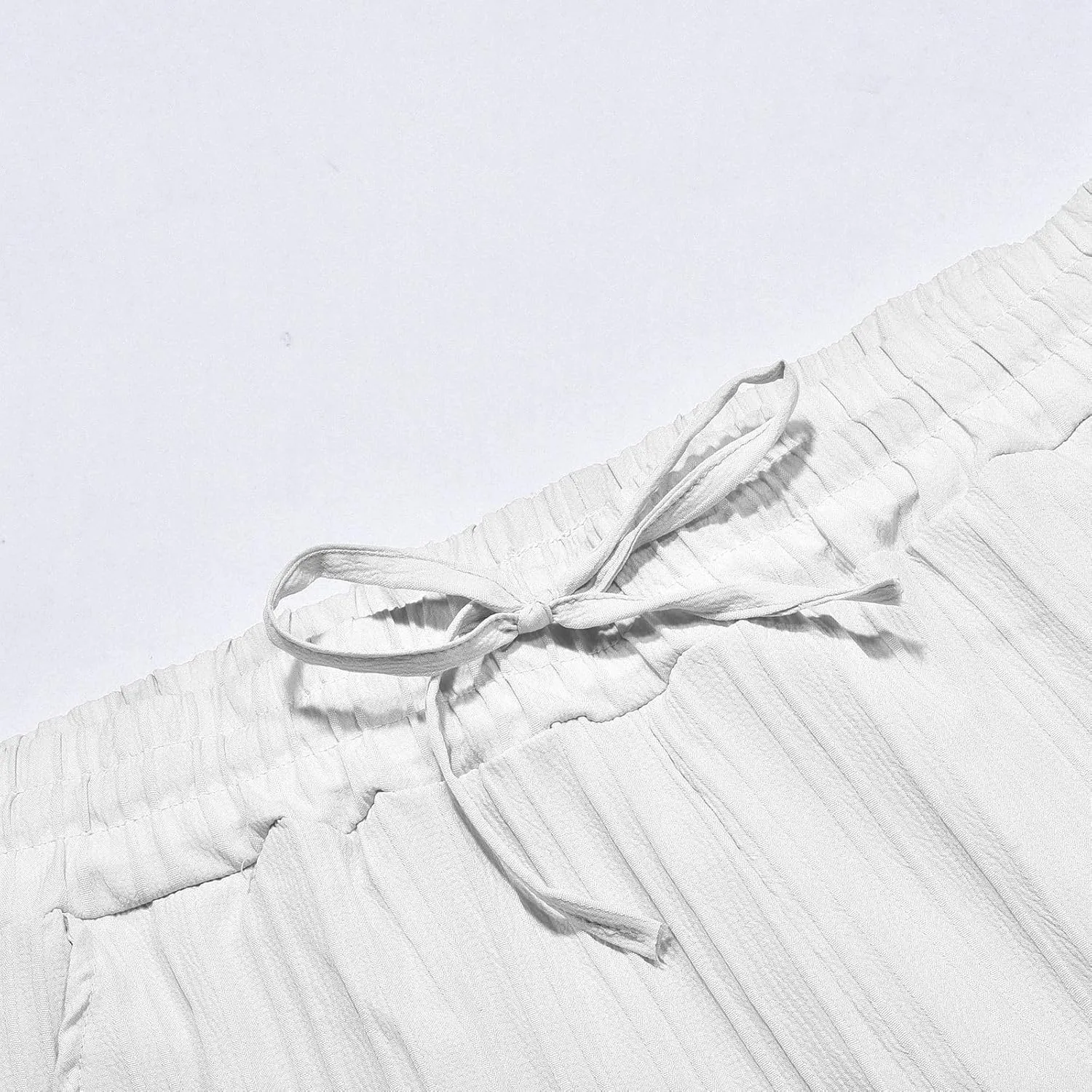 Men's Stripe Harem Pants 2024 Summer Elastic Waist Lounge Beach Trousers Lightweight Casual Hippie Pants with Pockets