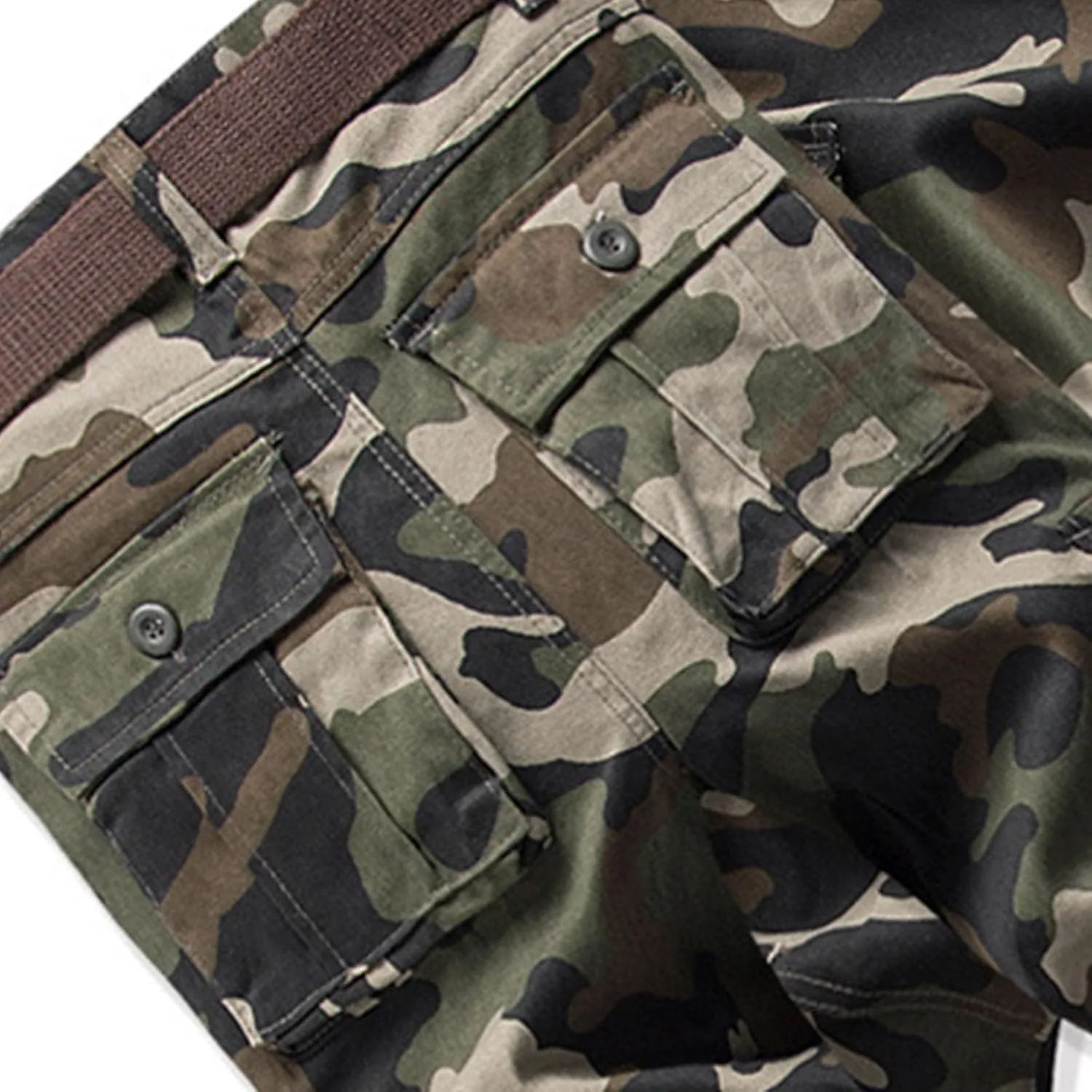 Military Tactical Pants for Men Straight Leg Army Combat Camo Multi Pockets Cargo Pants Camouflage Hunting Work Pants