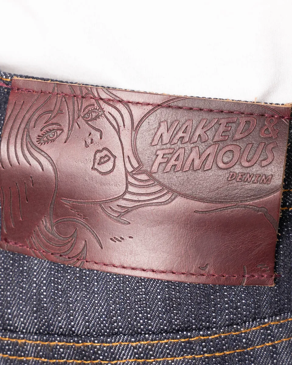 Naked & Famous Denim Weird Guy Regular Tapered Mens Jeans - Sakura Slub Selvedge