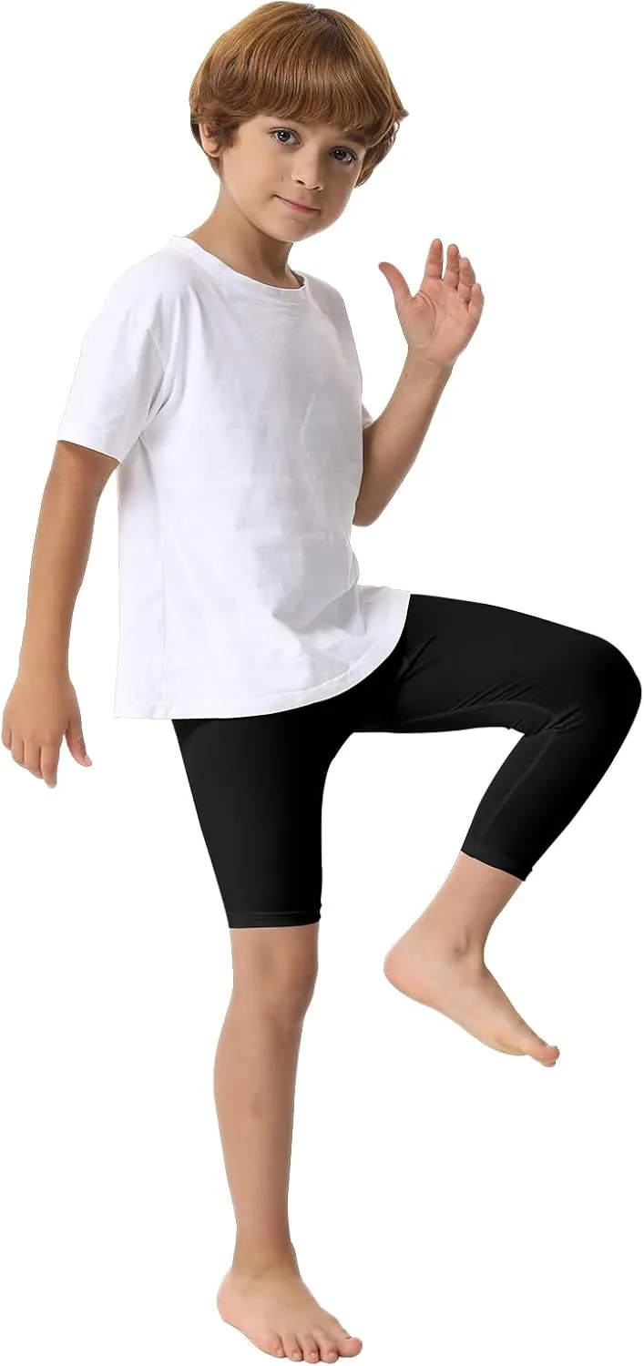 OEBLD Single Leg 3/4 Compression Tights, Unisex Sports Compression Pants, Basketball Leg Sleeves