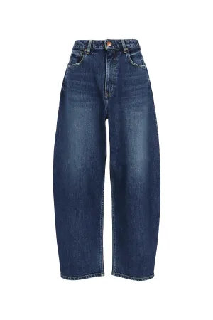 Red Card Tokyo Barrel Leg Denim Stone Wash