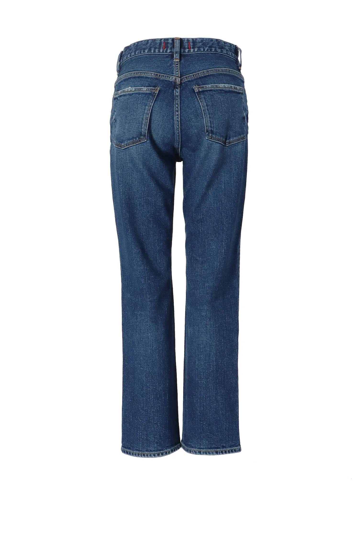 Red Card Tokyo Straight Leg Denim in Dark Wash