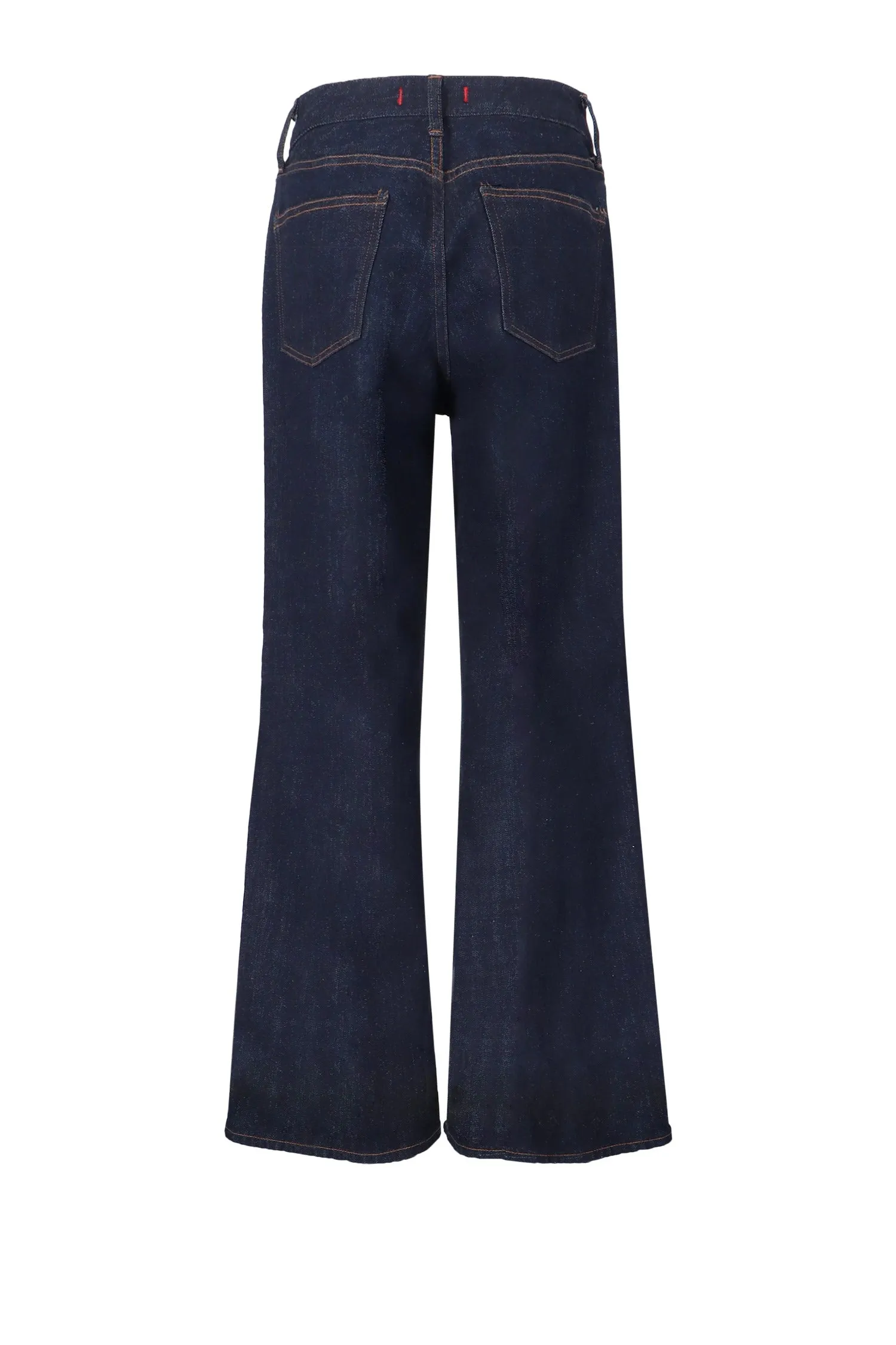 Red Card Tokyo Wide Leg Denim in Dark Wash