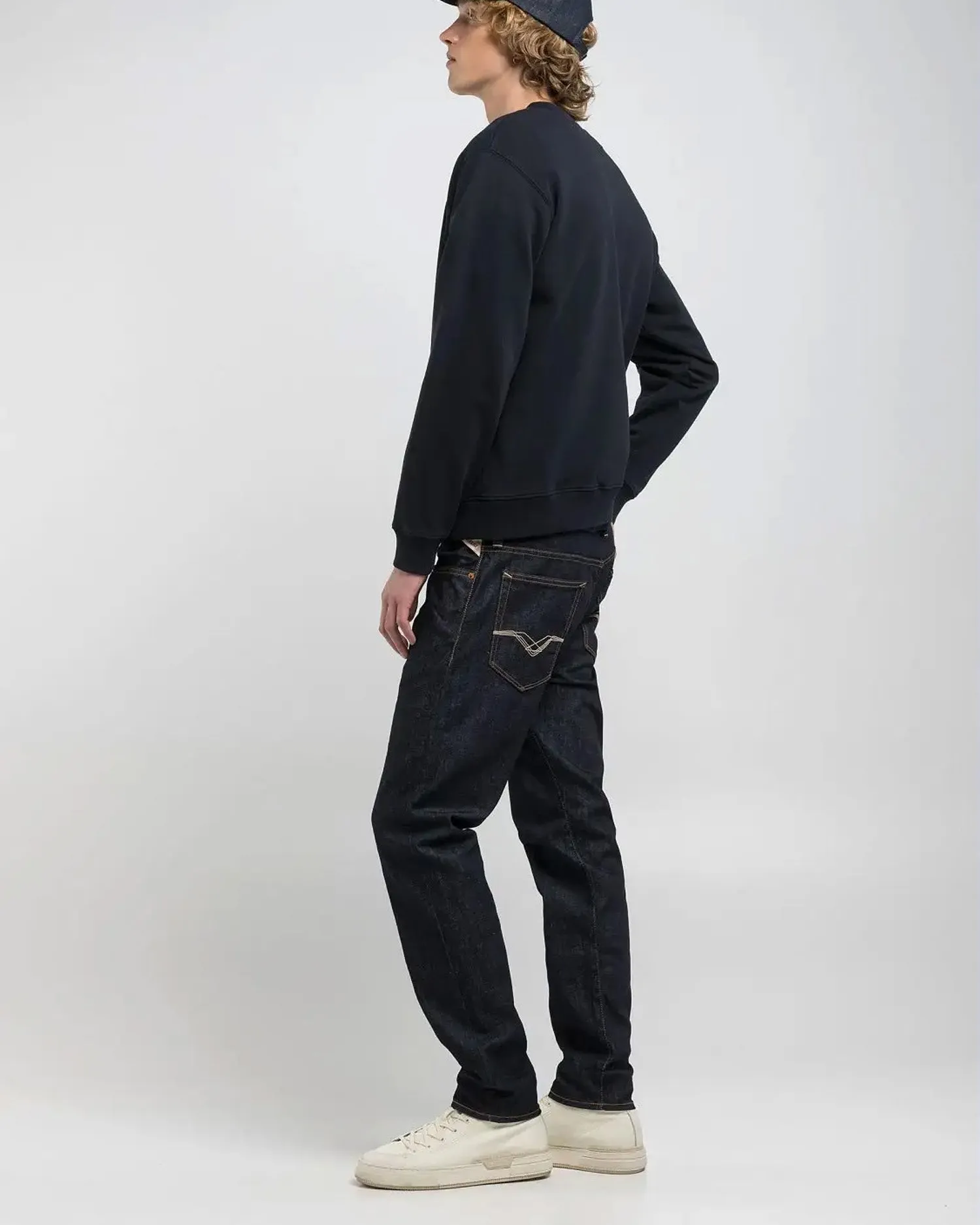 Replay Royal Eagle Neaal Slim Fit Mens Jeans - Dark Blue