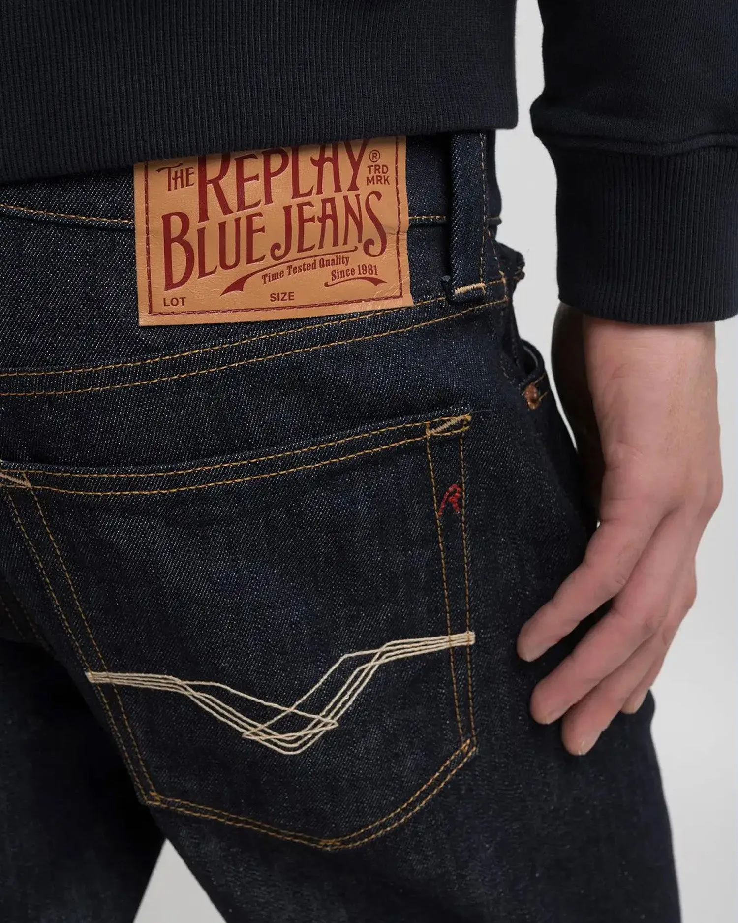 Replay Royal Eagle Neaal Slim Fit Mens Jeans - Dark Blue