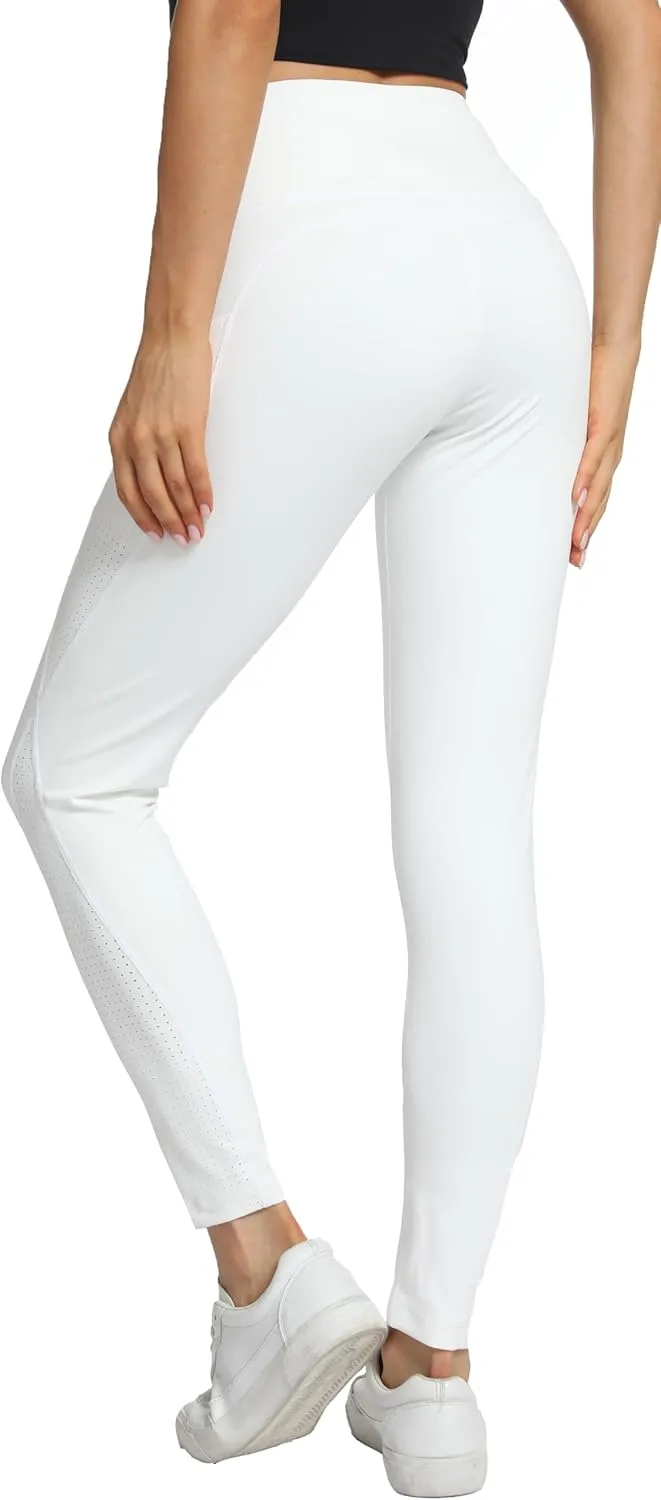 Rrosseyz Womens High Waisted Lounge Athletic Legging Pants -Tummy Control Workout Running Yoga Leggings