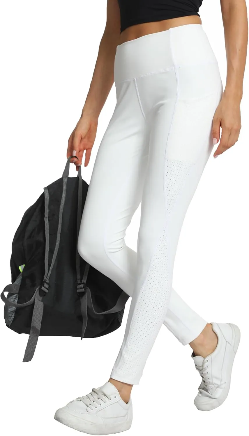 Rrosseyz Womens High Waisted Lounge Athletic Legging Pants -Tummy Control Workout Running Yoga Leggings