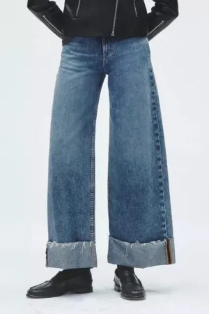 Sofie Ankle Ultra Wide Leg Pebbles