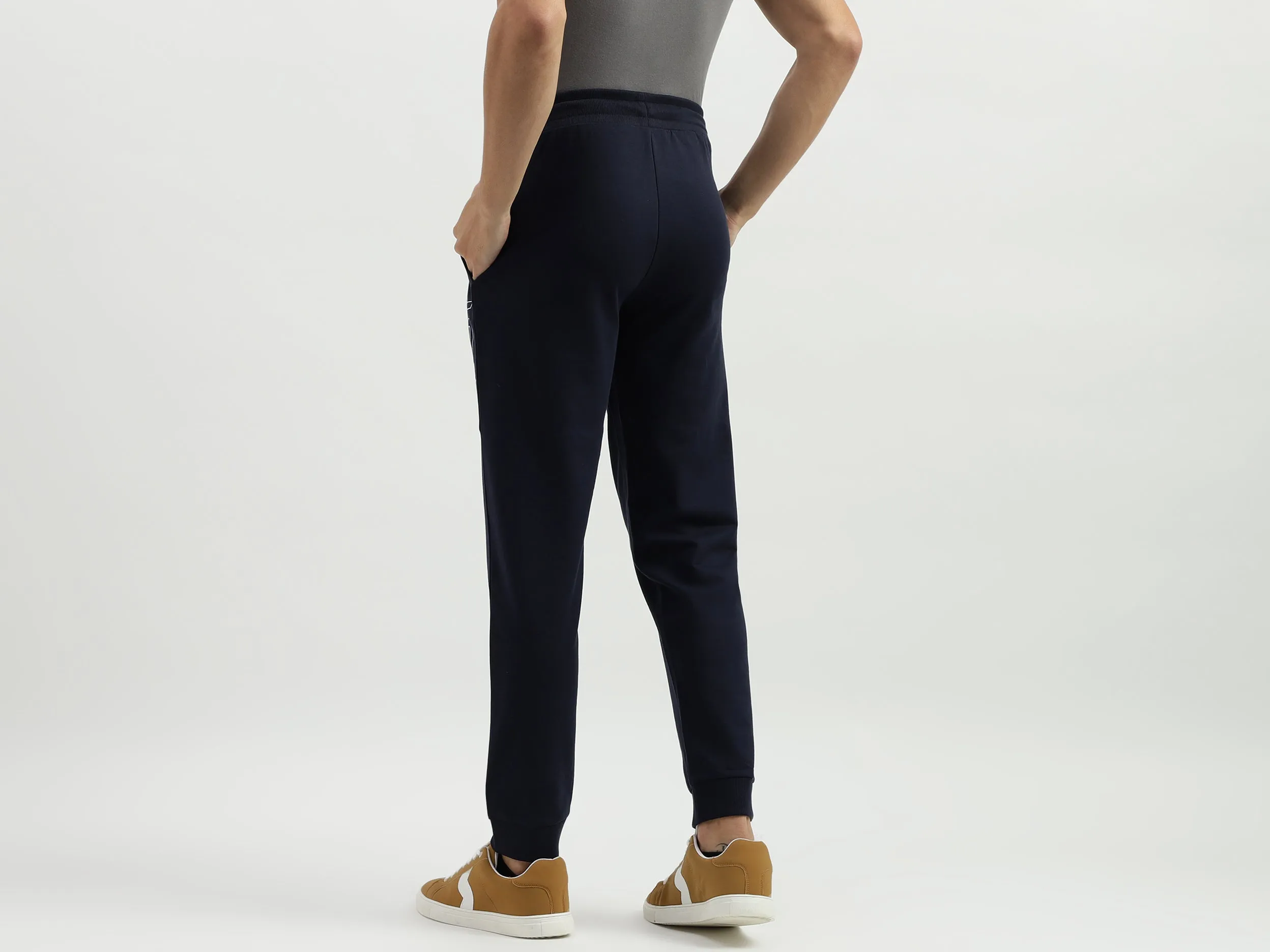 Solid Regular Fit Trackpants