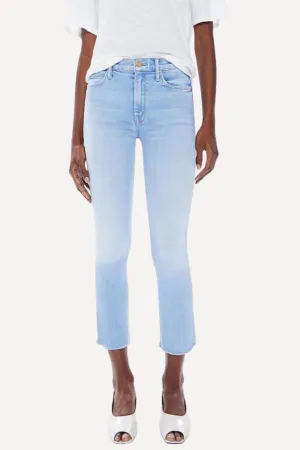 The Mid Rise Dazzler Crop Fray Sun Kissed