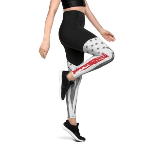 Thin Red Line Sports Leggings