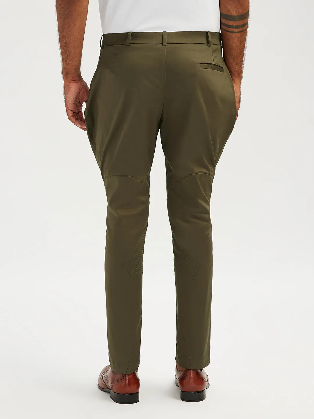 VASTRAMAY Men's Mehndi - Jodhpuri pants