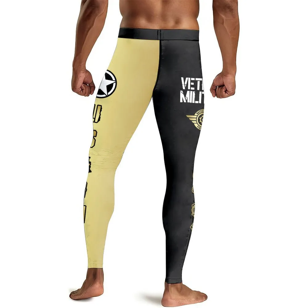 Veteran Army Football Men's Compression Leggings