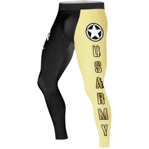 Veteran Army Football Men's Compression Leggings