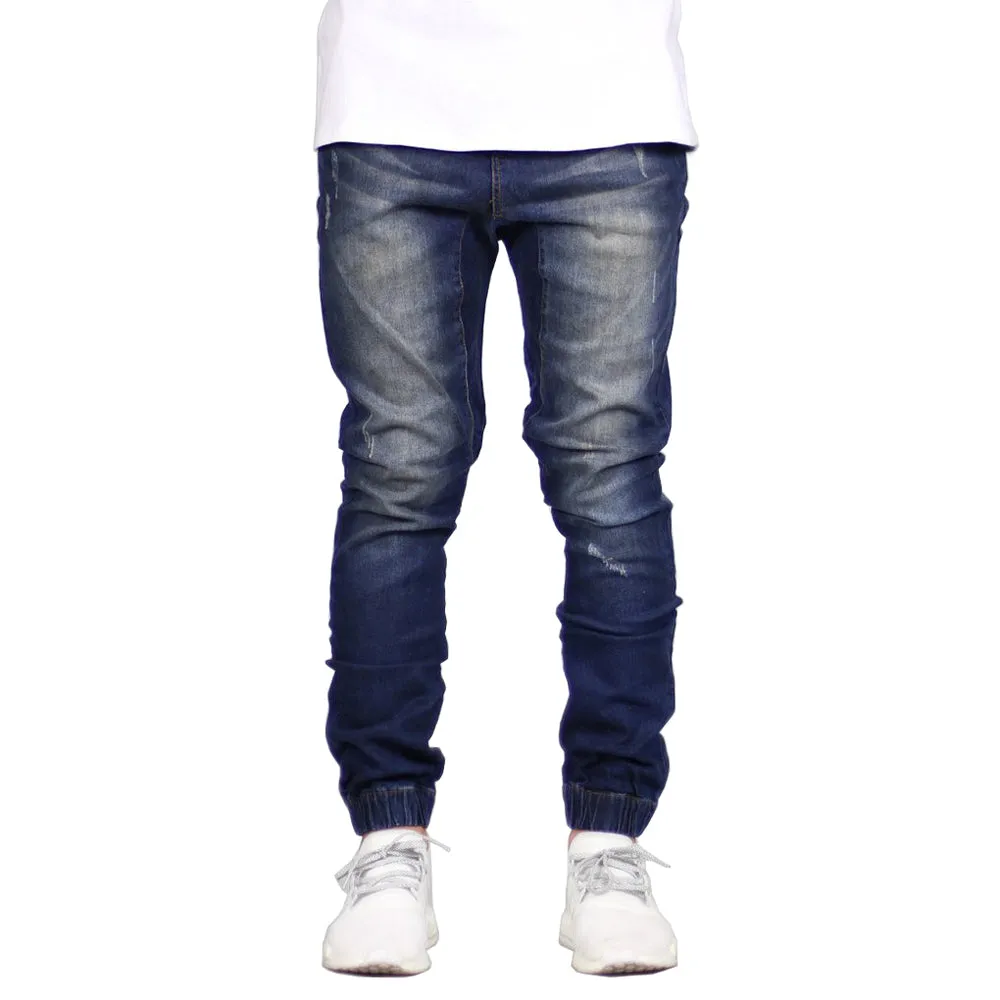 West Louis Denim Design Hip Hop Jogger Jeans